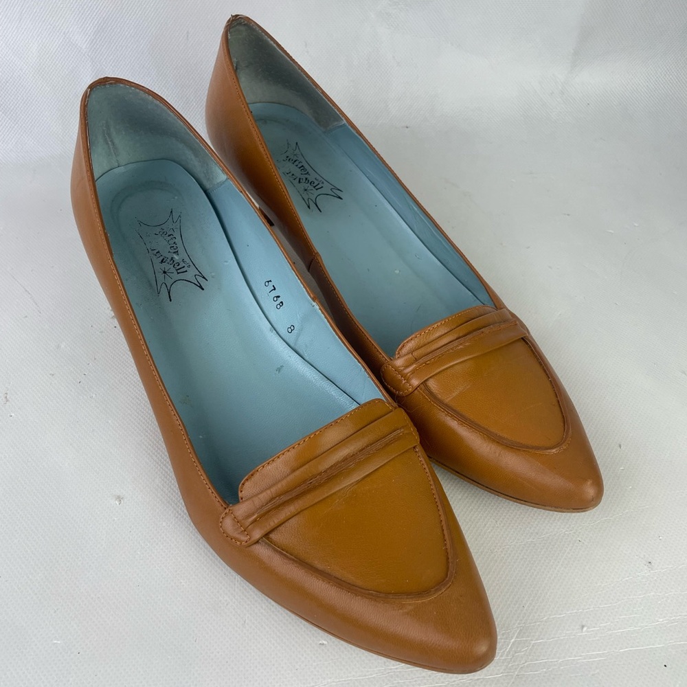 Jeffrey Campbell Tan Low heels shoes Sz 8